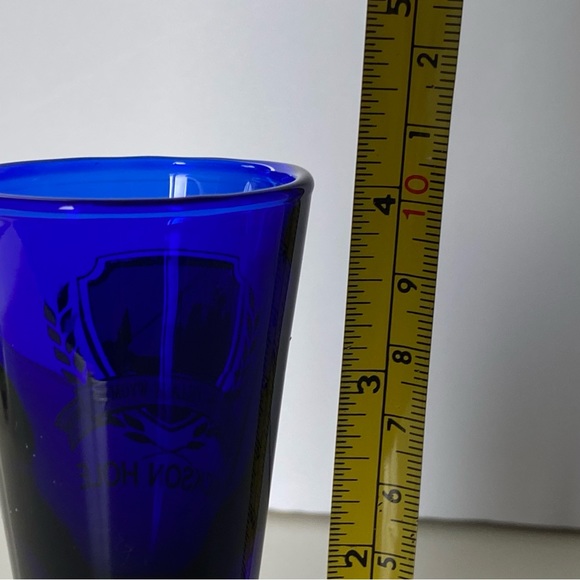 Jackson Hole Shot Glass Wyoming WY Cobalt Blue Shot Glass Teton Village Gondola - Picture 5 of 13